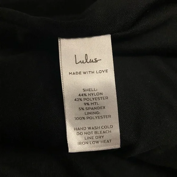 Lulus Let it glow black and silver sequin bodycon dress XL - Picture 5 of 6